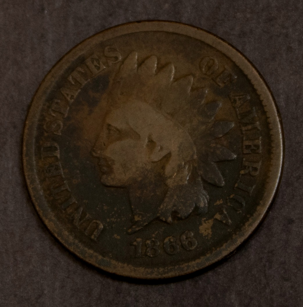 1866 Indian Cent Good...........................Lot 5912