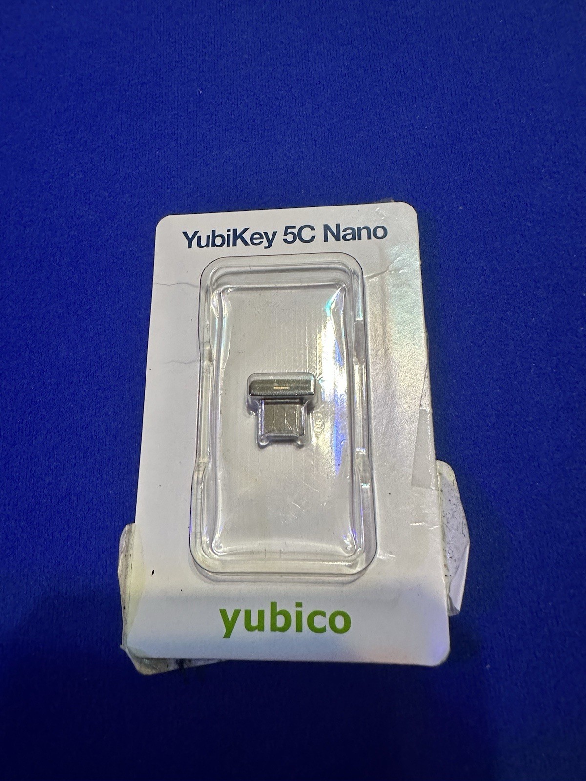Yubico YubiKey 5C Nano - Two Factor Authentication USB-C Security Key Open Box