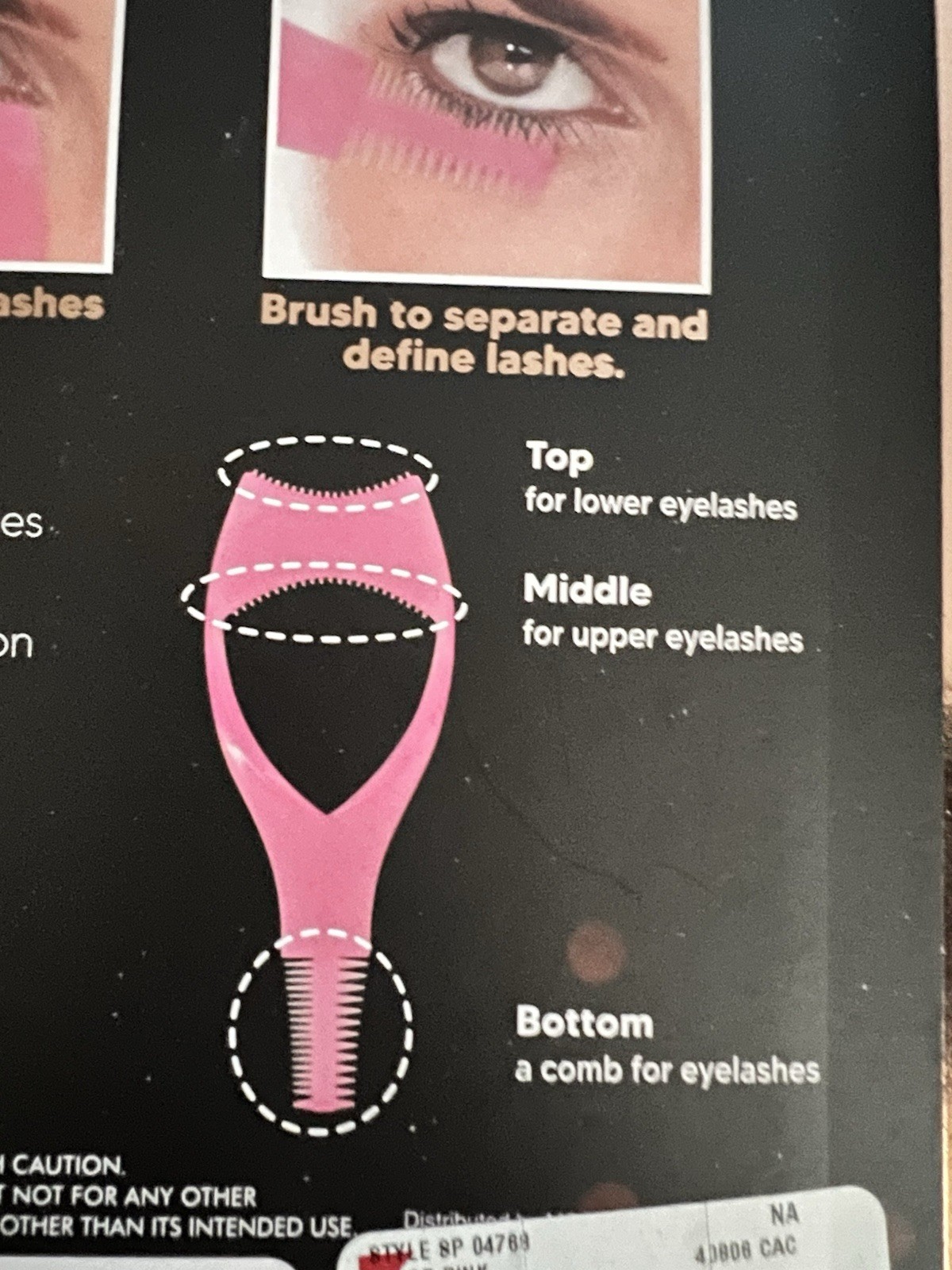 3 IN 1 Mascara Shield Guards 3 PC Eyelash Applicator Tool NEW IN PACKAGE