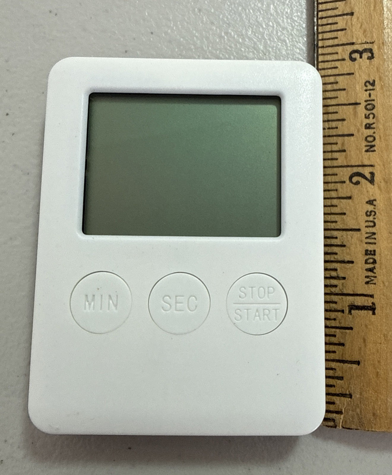 3 Pieces Ultra Slim Digital Kitchen Timer with Magnet Back