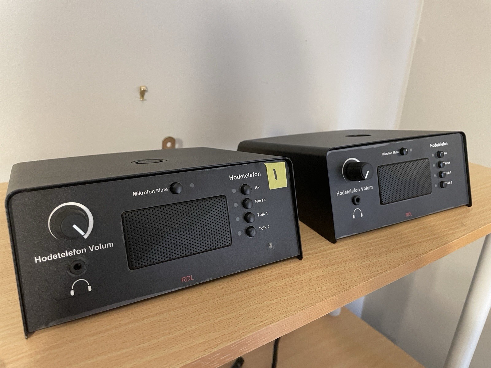 RDL TP-BN14 Dante Network Talk/Listen Station — Mic + Monitor, PoE