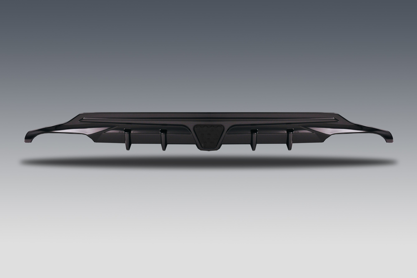 NOBLESSE REAR DIFFUSER GUNMETAL (W FOG LIGHTS) FOR ALPHARD AYH30 AGH30