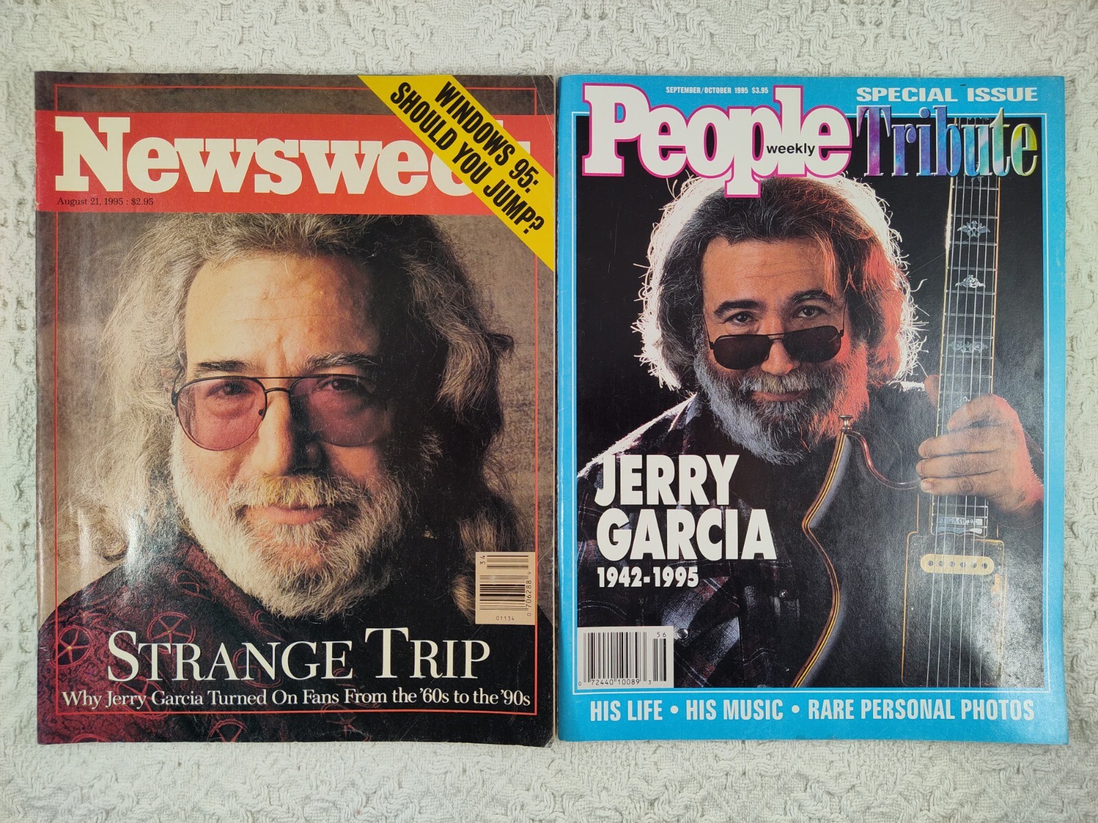 Grateful Dead JERRY GARCIA Magazine Lot Newsweek People Tribute 1995 MEMORIAL