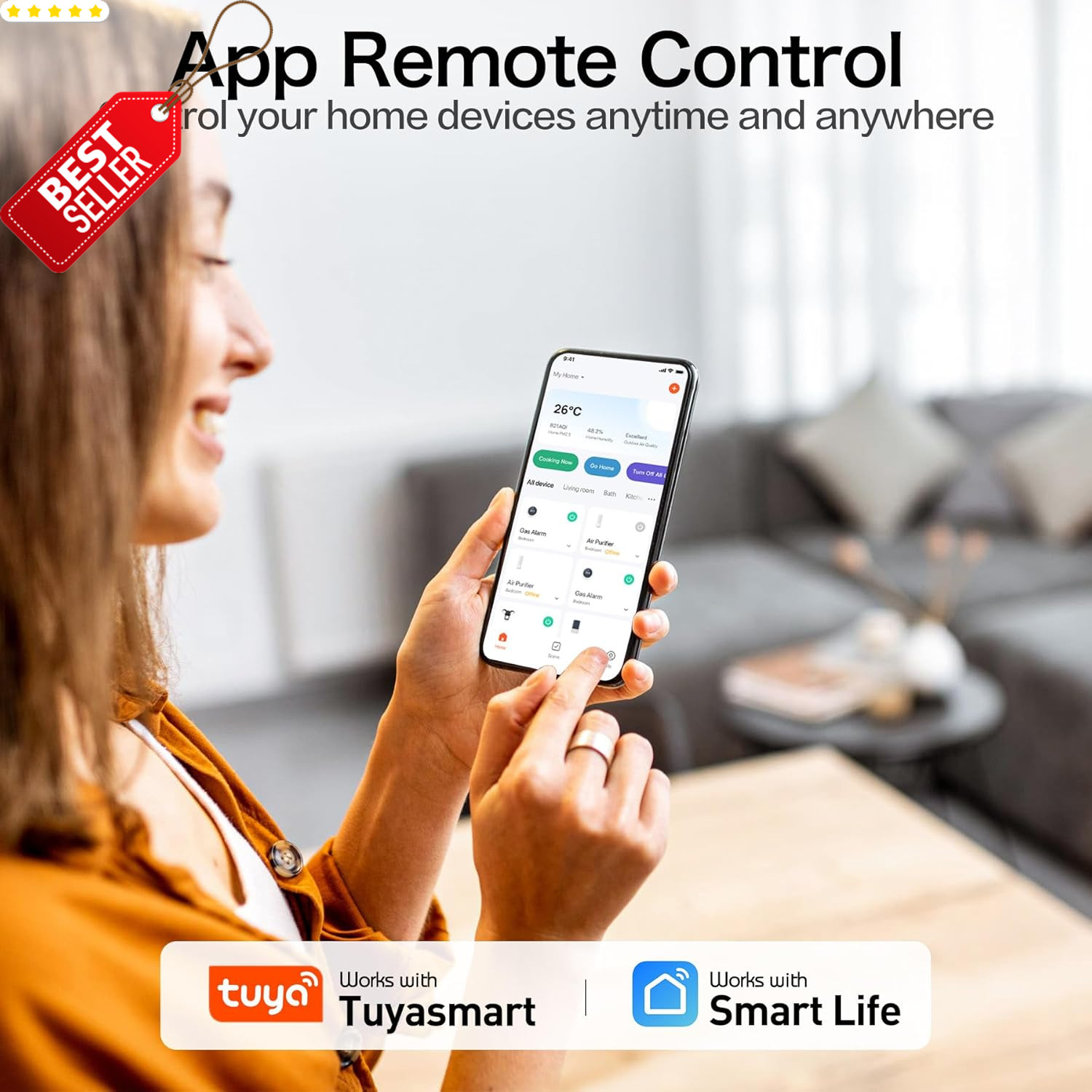 WiFi Smart Plug Outlet Alexa Google App Timer 2.4GHz Home Socket - US
