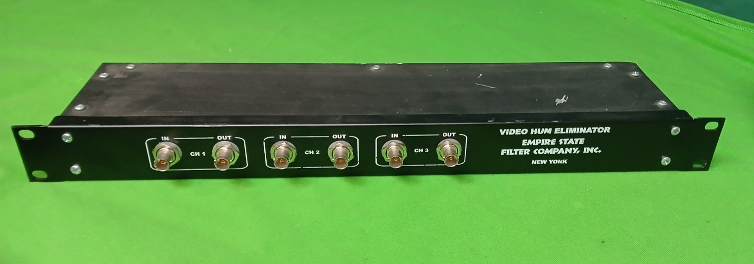 Empire State Filter Company 3-Channel Video Hum Eliminator BNC Rackmount