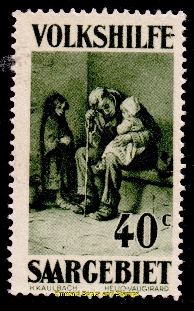 EBS Germany SAAR 1929 - Welfare - Paintings (II) - Michel 135 - MNH** - cv $11