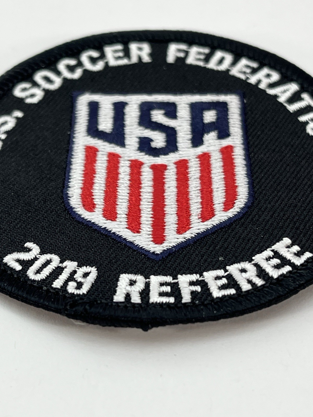 Soccer Referee Patch - 2019 US Soccer Referee Program Badge - Clean - Unused