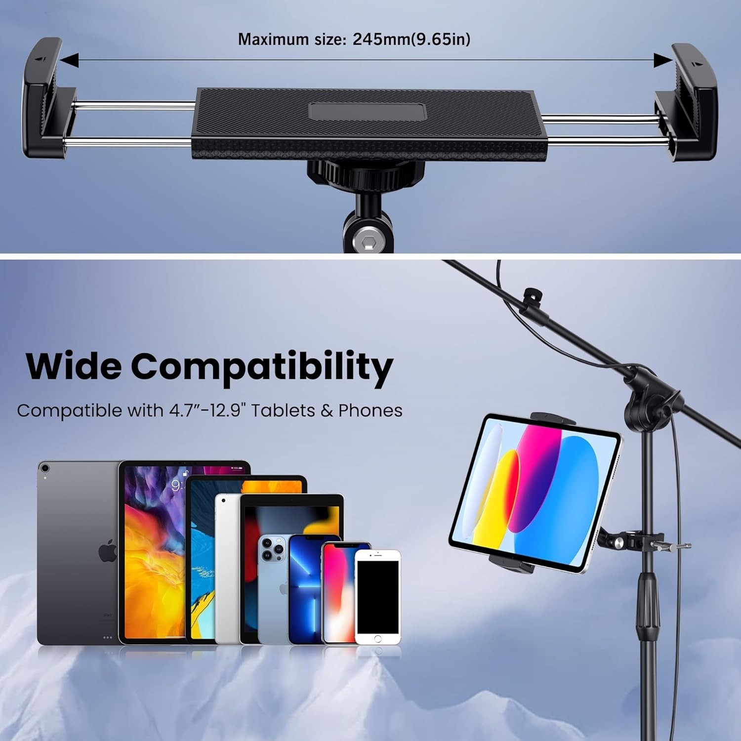 CreaDream/CMEIY Tablet Holder – Mount for Exercise Equipment