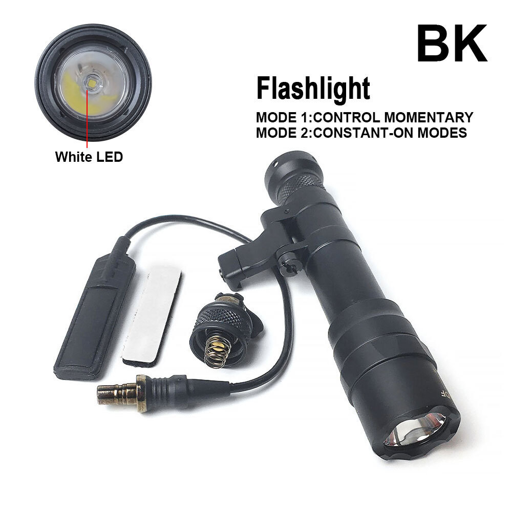 Tactical M640DF 1200 Lumen Strong LED Weapon Light Flashlight with Remote Switch