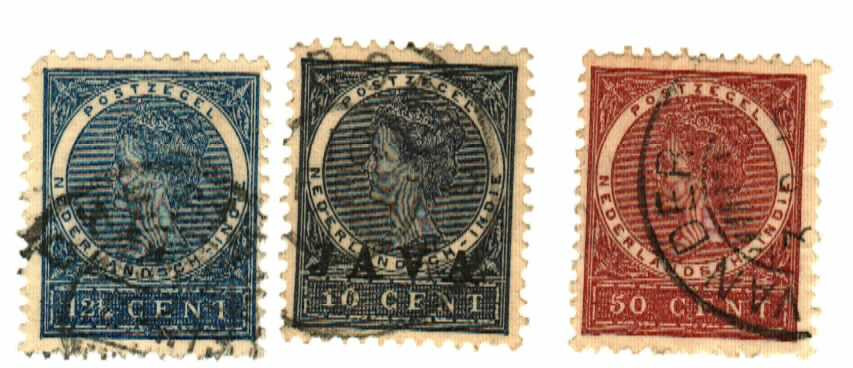 Netherlands Indies #48-9, 57 used