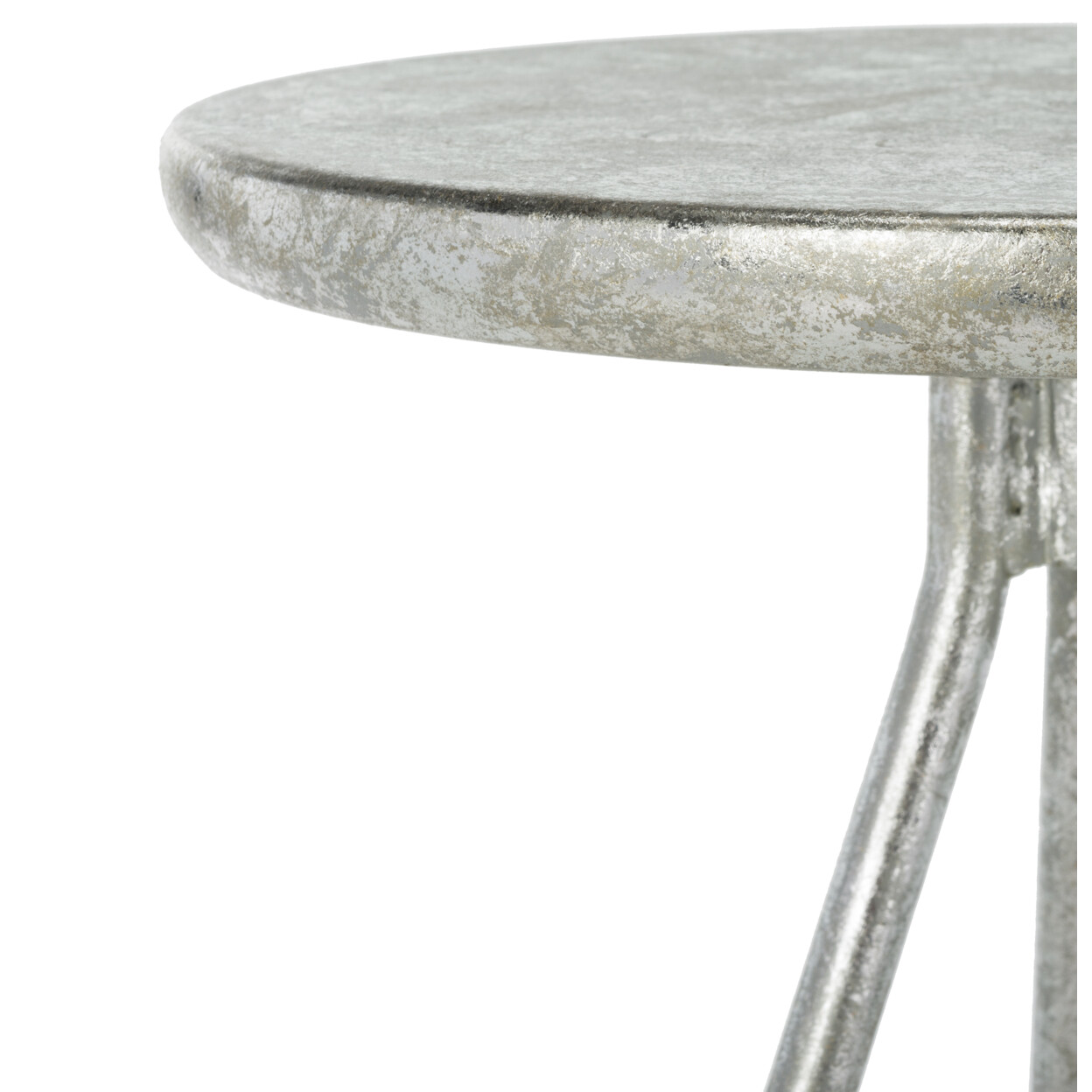 SAFAVIEH Galexia Bar Stool | Silver / Leaf |