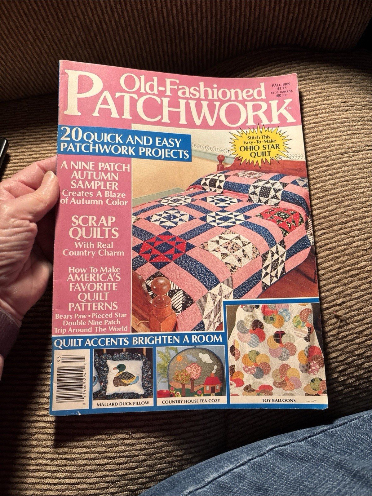 Old Fashioned Patchwork Vintage Magazine Quilting Quilt Patterns Scrap Quilts