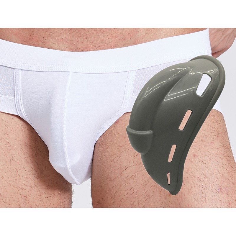 Hot Men Enlarge Silicone-Underwear Padded Pouch-Penis Enhancer Up Boxers Panties