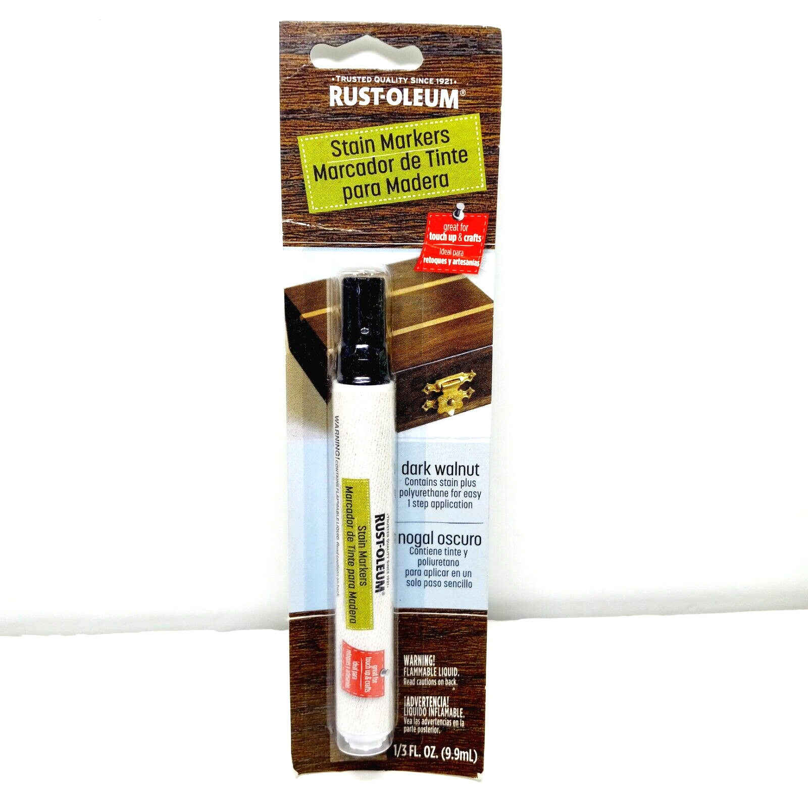 Rust-oleum Stain Marker (Dark Walnut) Touch Up Marker Scratch Cover Up Marker...