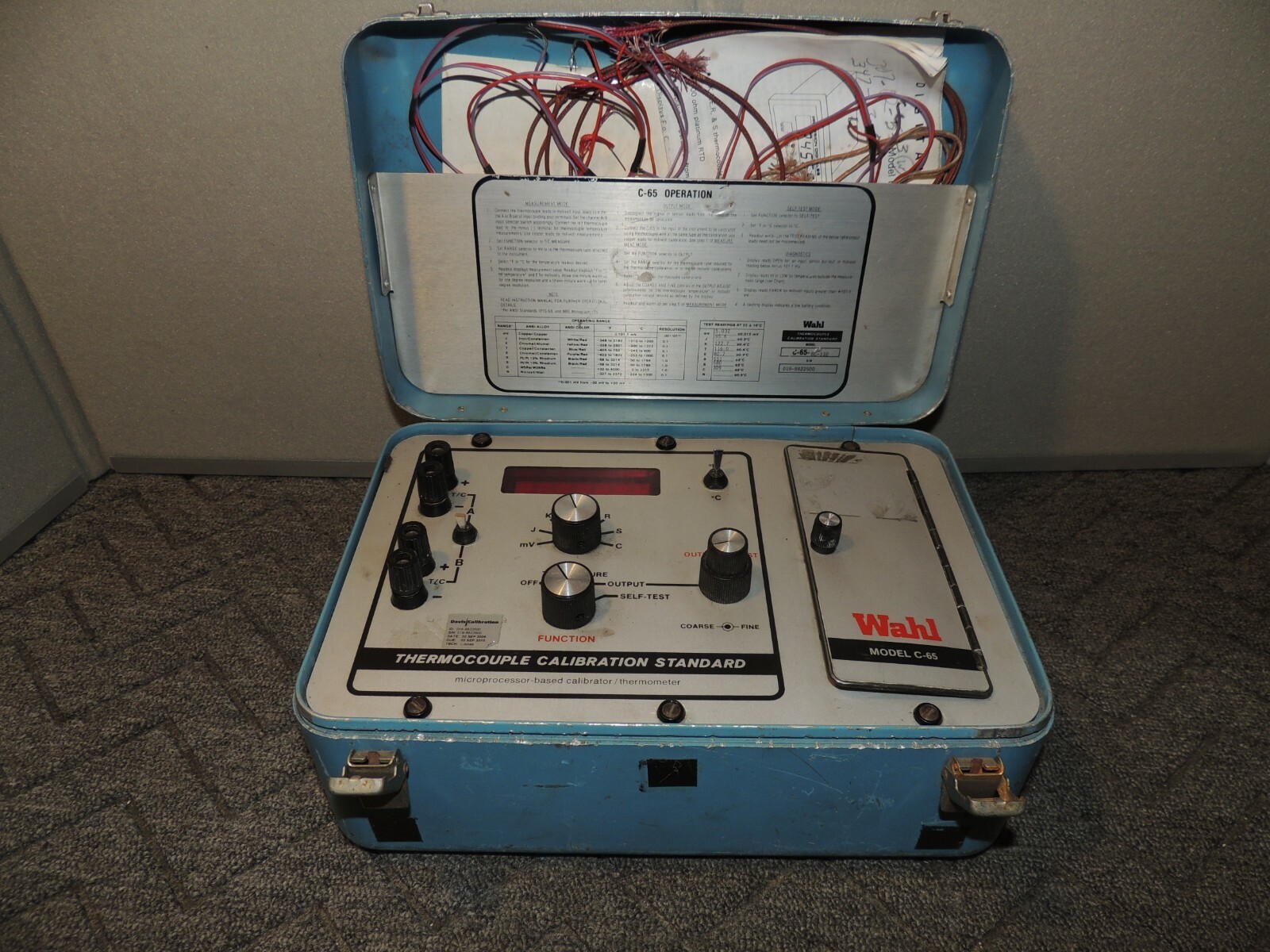 Wahl Thermocouple Calibration Standard Model C-65