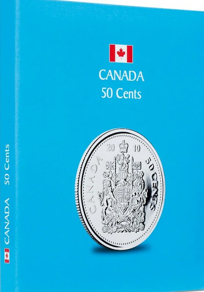 Set of 1968 to 2026 Canada Half Dollar Coins. Kaskade Book Fifty Cents 50 Cents