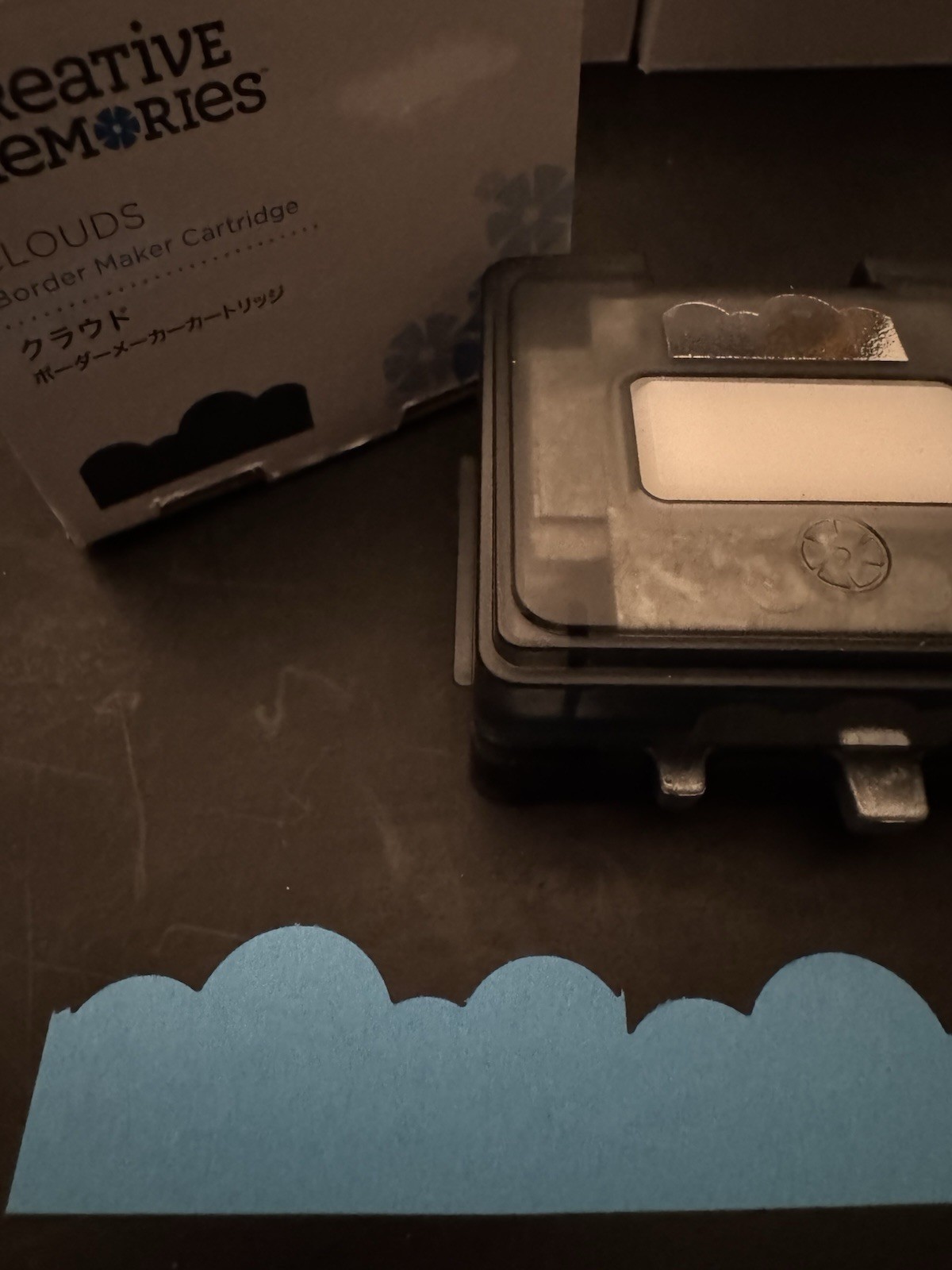 Creative Memories Clouds Border Maker Cartridge RARE NEW