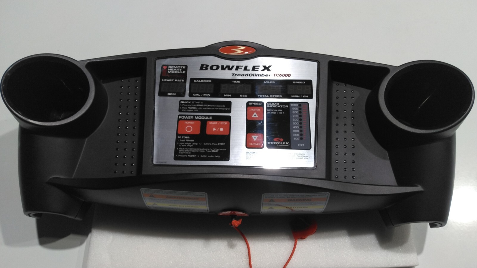 Tread-Climber BowFlex  TC5000  (5040-2)  Console/Display