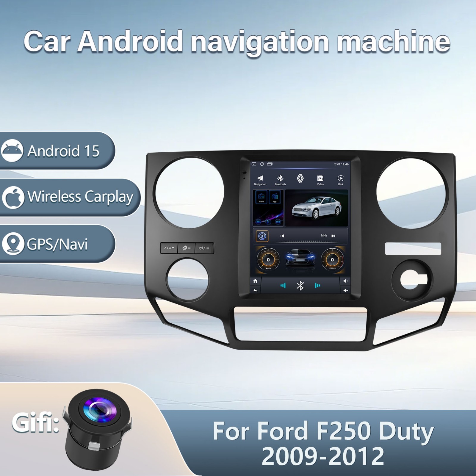9.7'' Android For Ford F-250 F-350 Super Duty Car Stereo Radio Carplay WIFI GPS