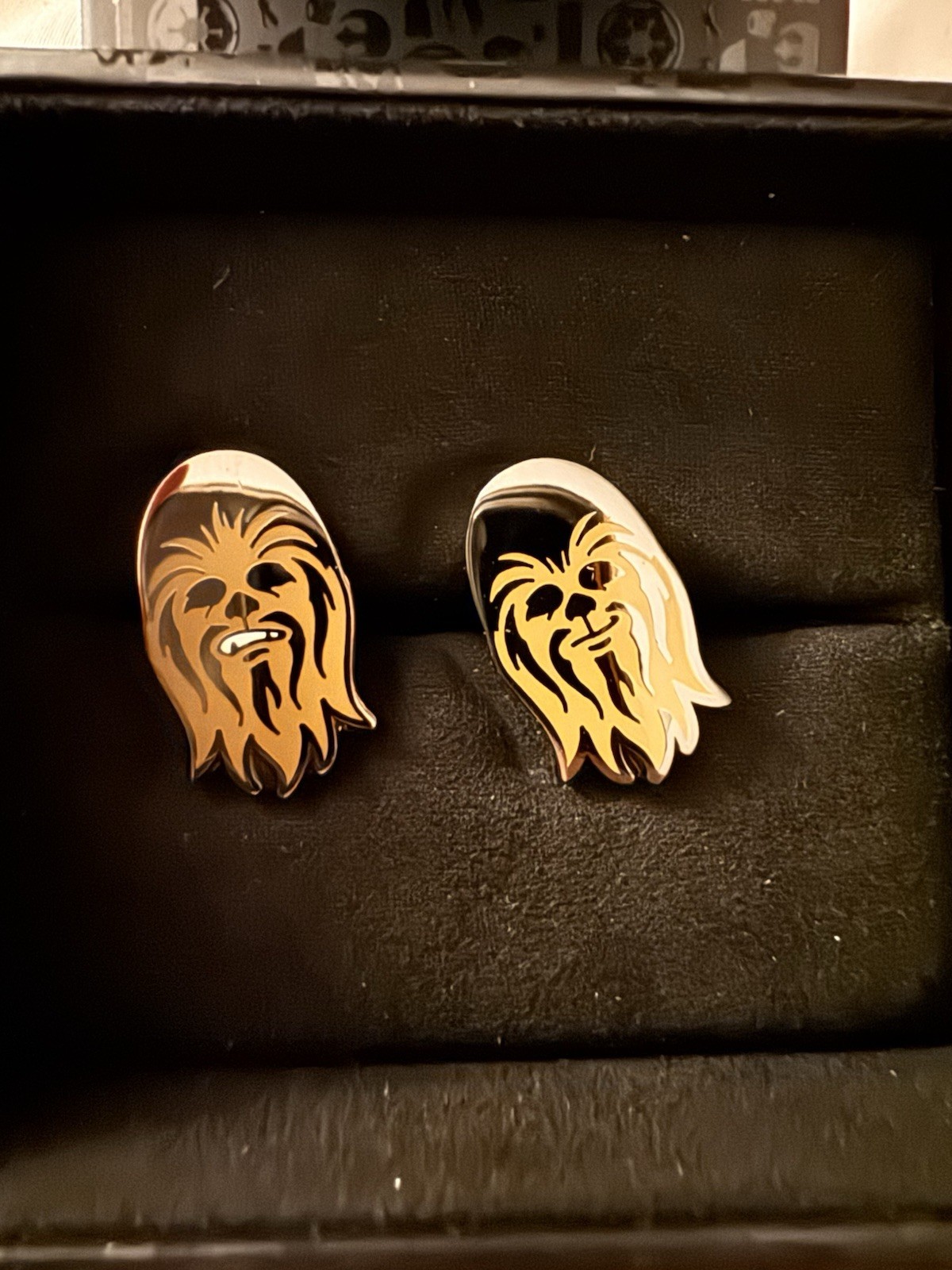 Star Wars Chewbacca Gunmetal Cufflinks