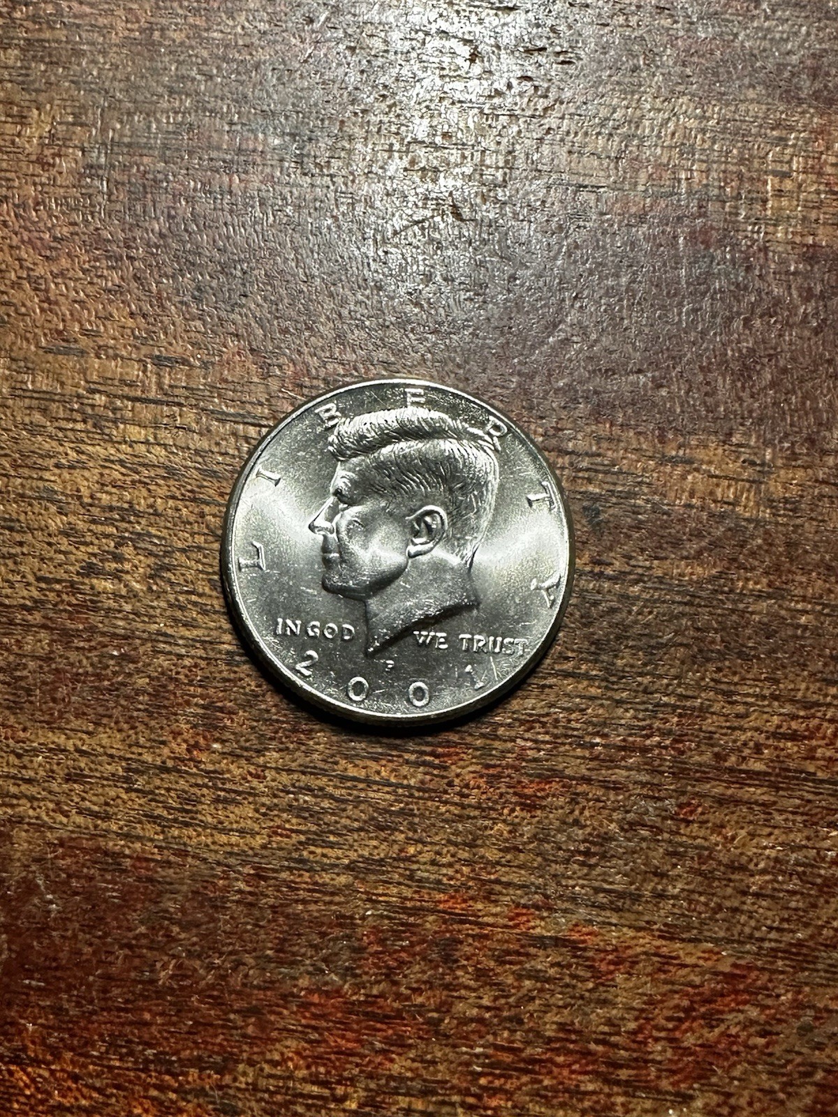 2001 P Kennedy Half Dollar