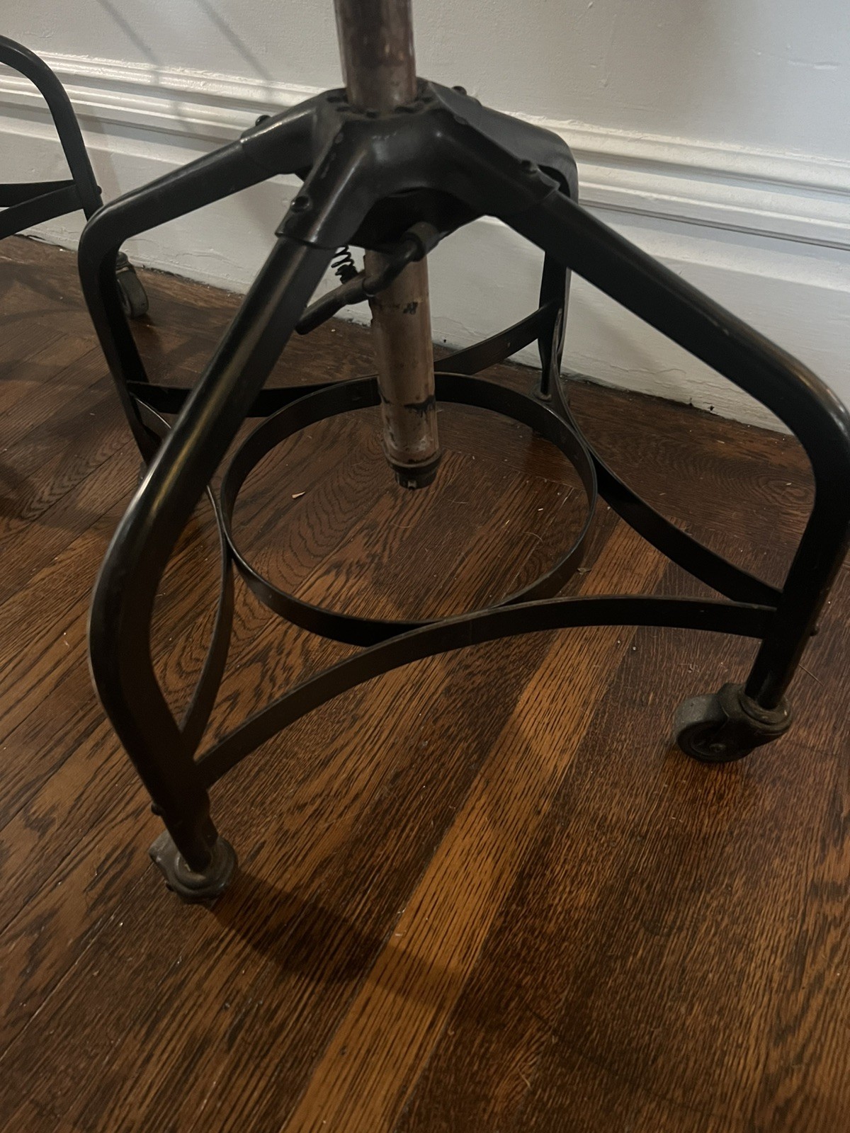 Vintage Industrial Toledo Drafting Stools (pair)
