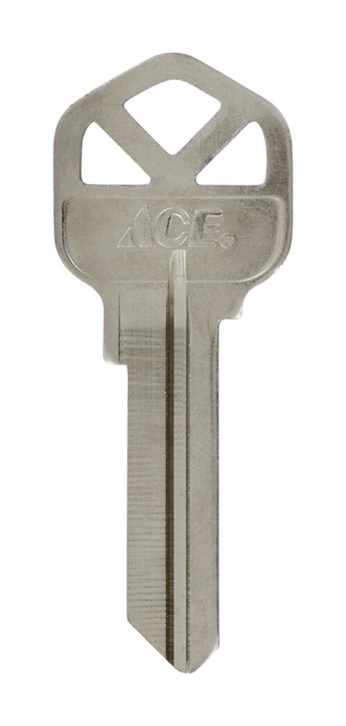 Hillman 86331 Brass Nickel KW-11 Universal Single Sided Blank Key (Pack of 10)