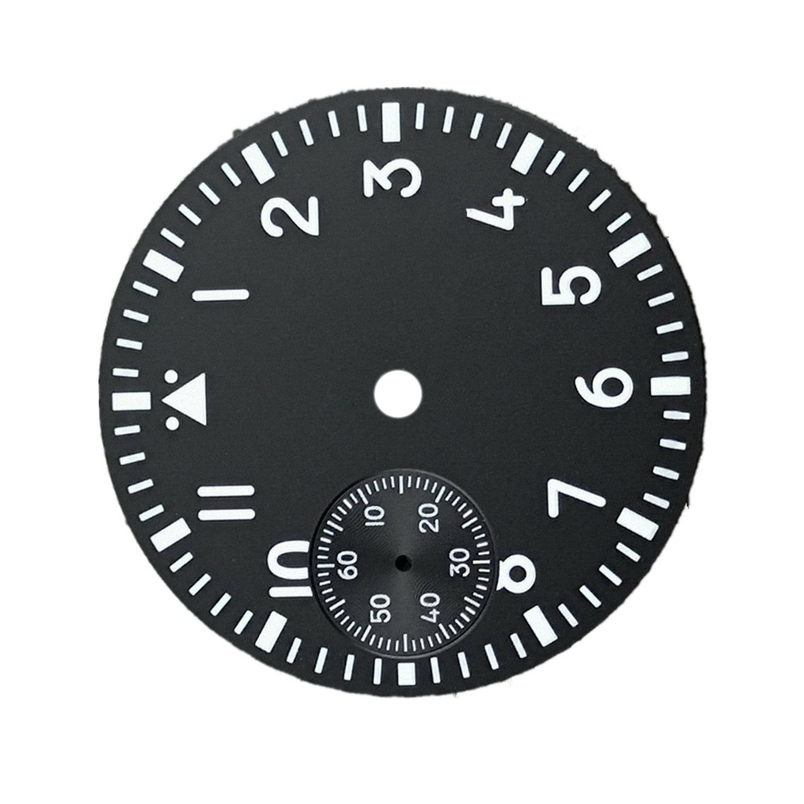 37mm Green Luminous Watch Dial Second @9 Replace For ETA 6497 ST3600 Movement L
