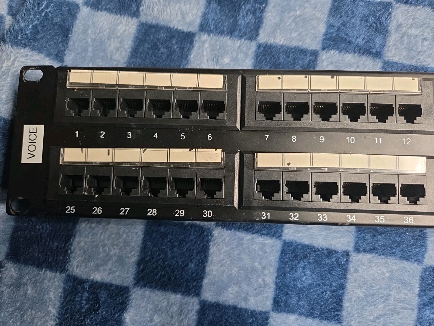 TRENDnet 48-Port Cat6 Unshielded Patch Panel TC-P48C6, Black