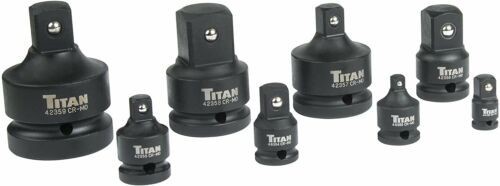TITAN 8 PIECE DRIVE ADAPTER SET #40000