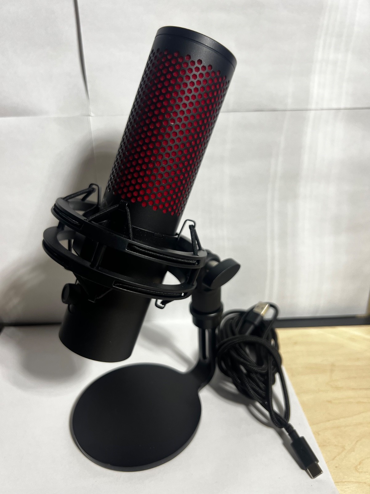 HyperX Quadcast 2 - USB USB-C Condenser Gaming Microphone for PC Compatible with