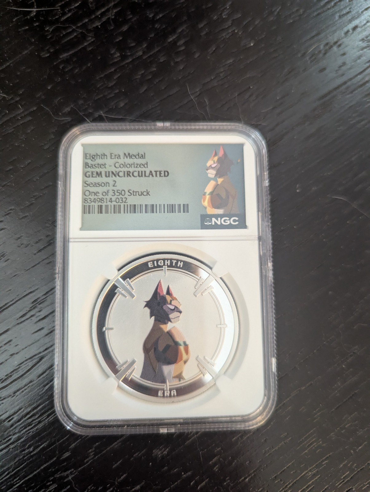Eighth Era NGC Colorized Bastet Medal 1/350 LIMITED IN HAND!!!