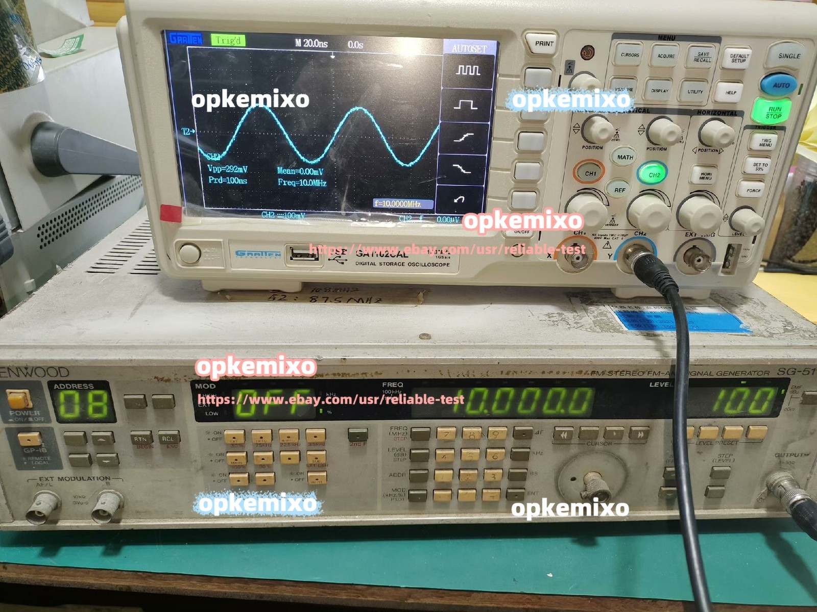 Kenwood SG-5110 FM Stereo Signal Generator, 100KHz-110MHz/Fast delivery