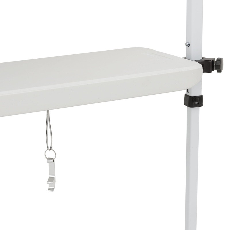 8ft Extendable Tailgate Table Portable Picnic Table W/ Bottle Opener Outdoors US