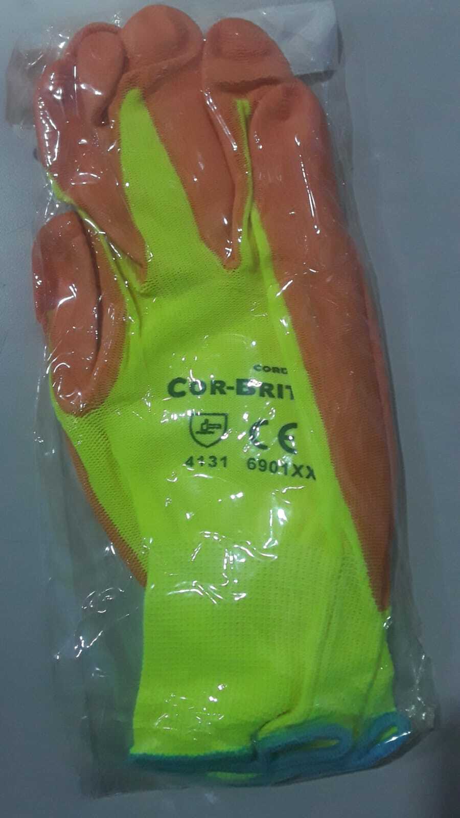 12 ~ Cordova COR-BRITE 6901 Polyurethane Coated Industrial Work Gloves Size XXL