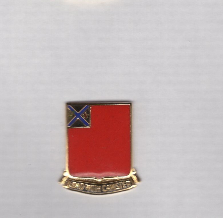 US Army 172nd Field Artillery FA crest DUI clutchback c/b badge G-23