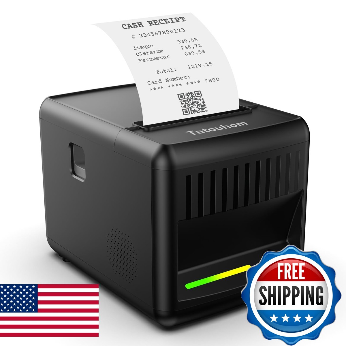 Tatouhom P80E Receipt Printer 80mm USB LAN RJ11 POS