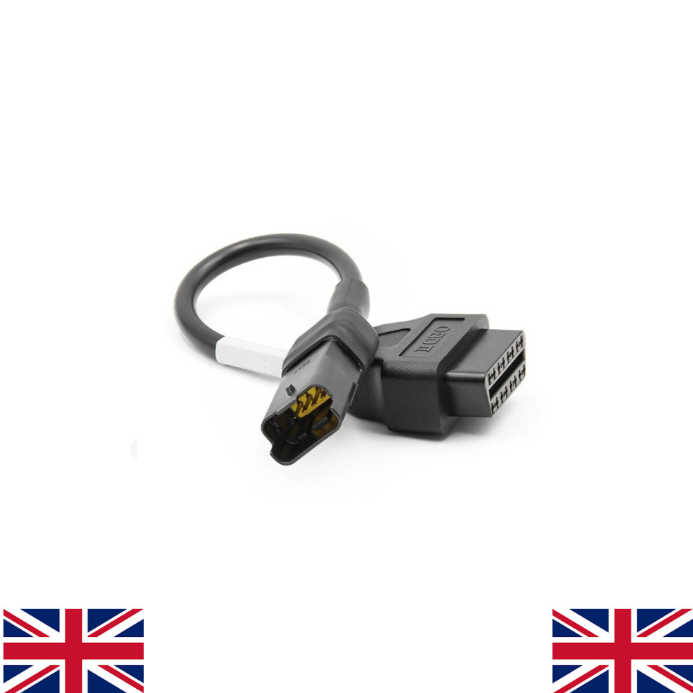 Plug&Play OBD to 4-Pin Diagnostic Adapter Cable Code For Ducati Motorcycles