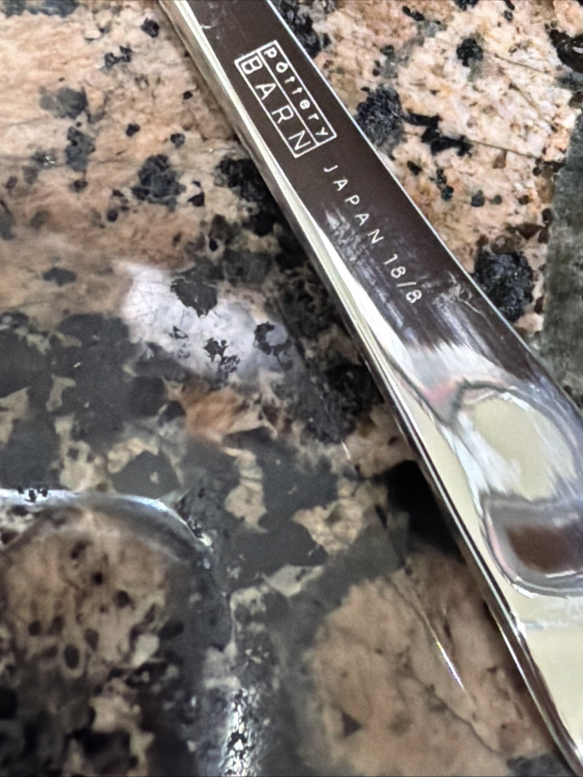 Pottery Barn LETTUCE Stainless Japan Silverware YOUR CHOICE Flatware glossy