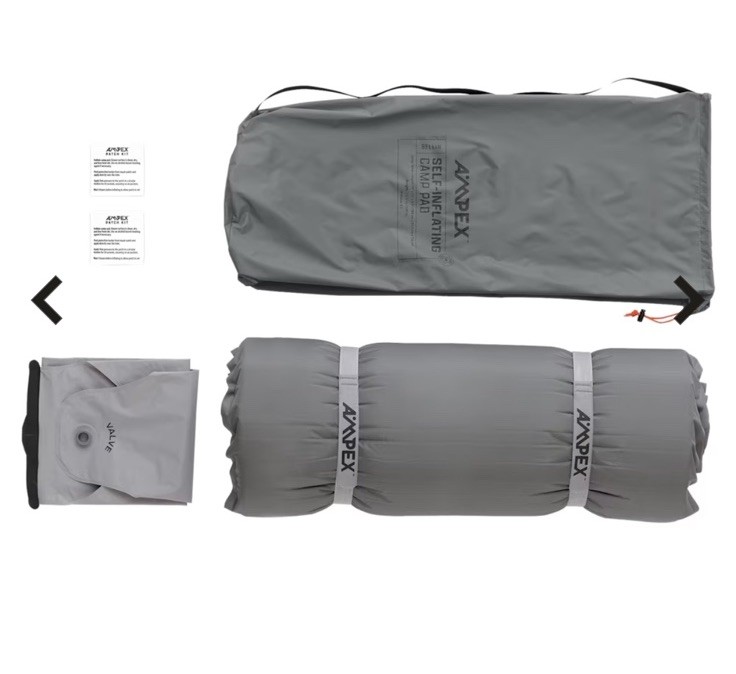 AMPEX BELLIN SELF INFLATING CAMP PAD 72”x20”