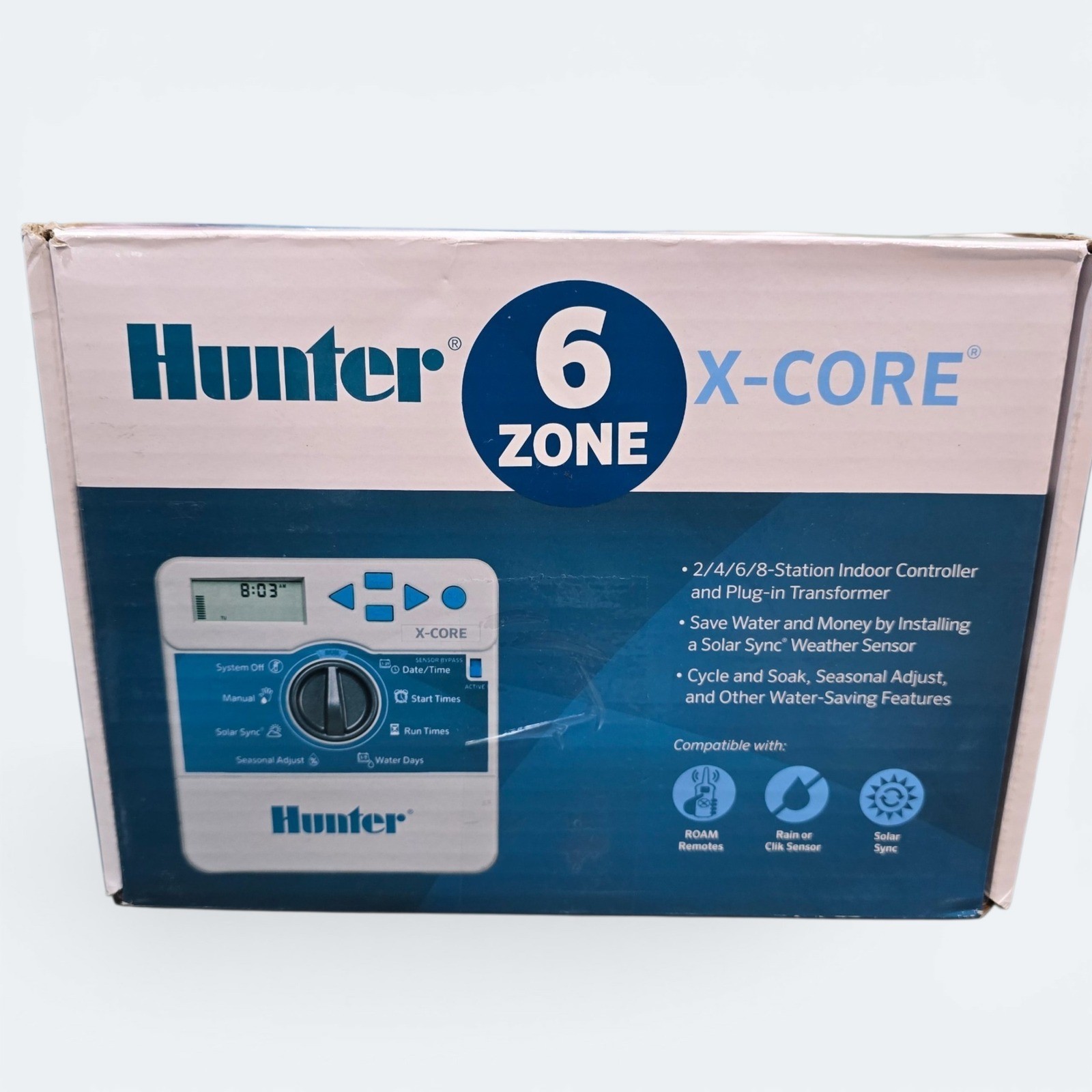 Hunter X-Core XC600i 6-Zone Indoor Sprinkler Timer Irrigation Controller XC-600i
