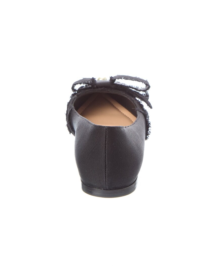 Dior Adiorable Grosgrain Flat Women's Black 38.5