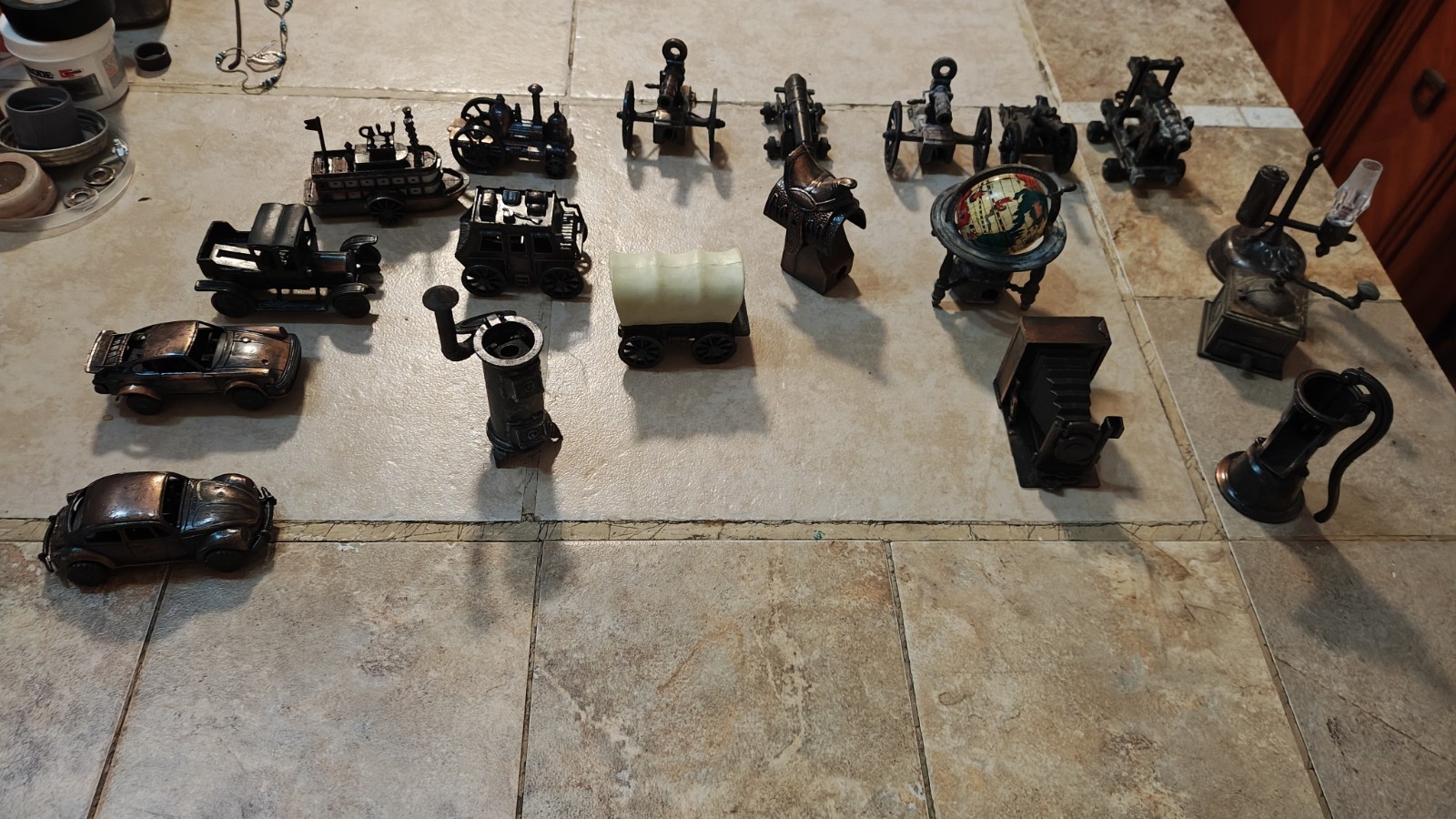 Vintage Lot of 19 Die Cast Pencil Sharpeners