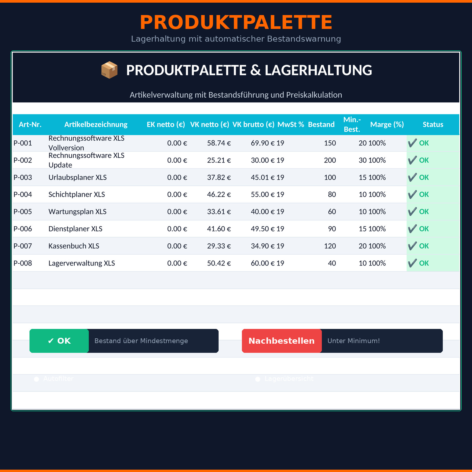 Invoice program Excel invoice software eBay dealer customer management invoice