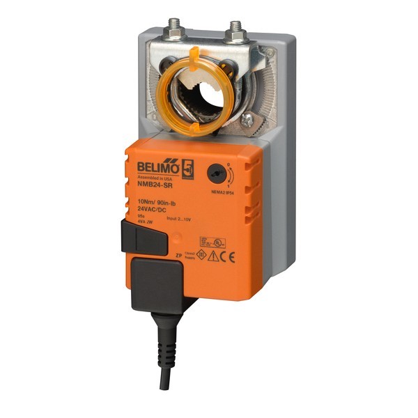 Belimo NMB24-SR Damper Actuator, 90 in-lb, Non-Spring Return, 24V, Modulating