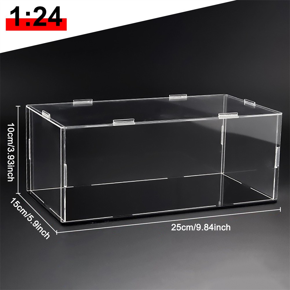 Acrylic Model Car Display Case 1: 24 Scale Clear diecast Display Boxes