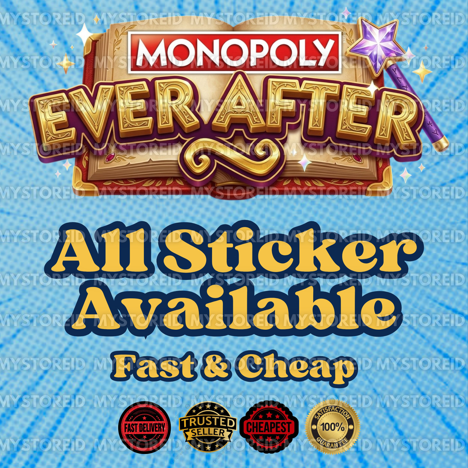 MONO-POLY_GO Stickers - All 1- 6 Star Stickers Available 🔥⚡️INSTANT SEND⚡️