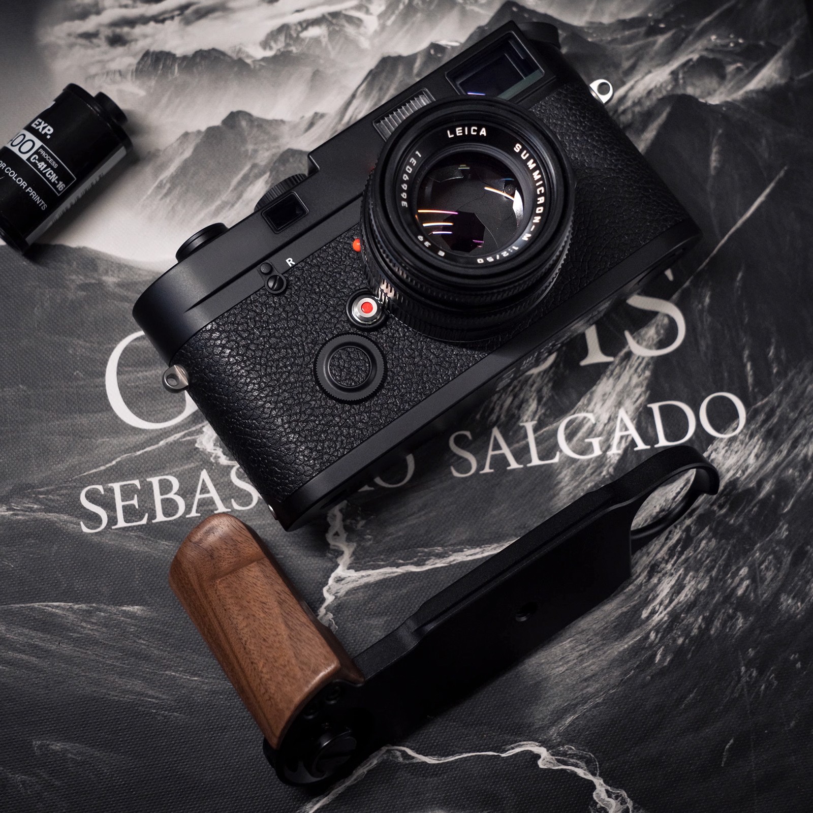 Wood Handgrip Camera Grip For Leica M3 M2 M4 M6 M7 M4P MD MP MD2 MA Camera