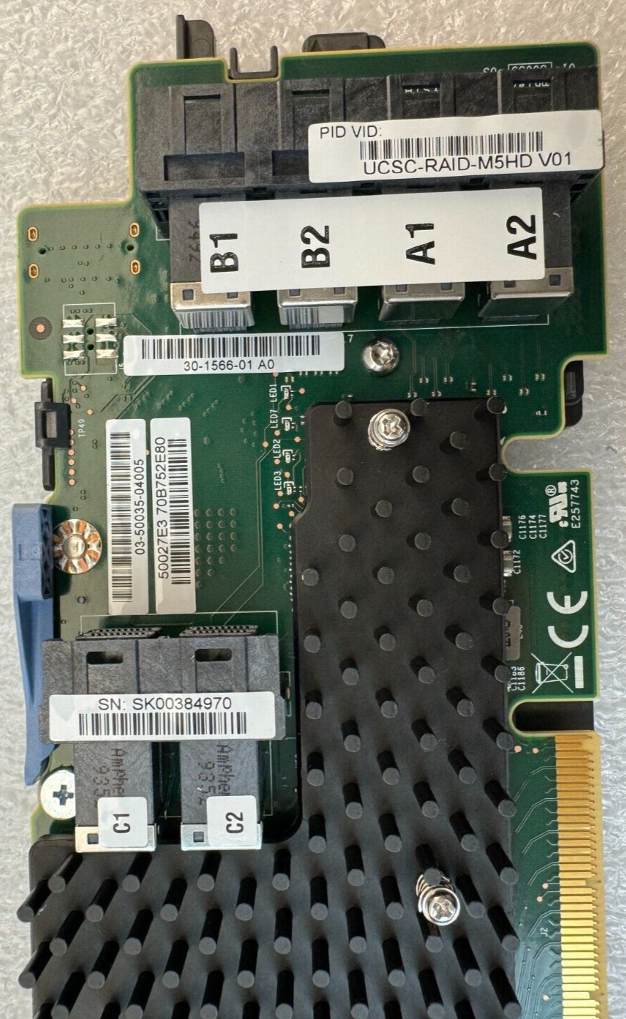 UCSC-RAID-M5HD CISCO 12Gb/s MODULAR PCIE SAS RAID CONTROLLER w/ Battery+Cable