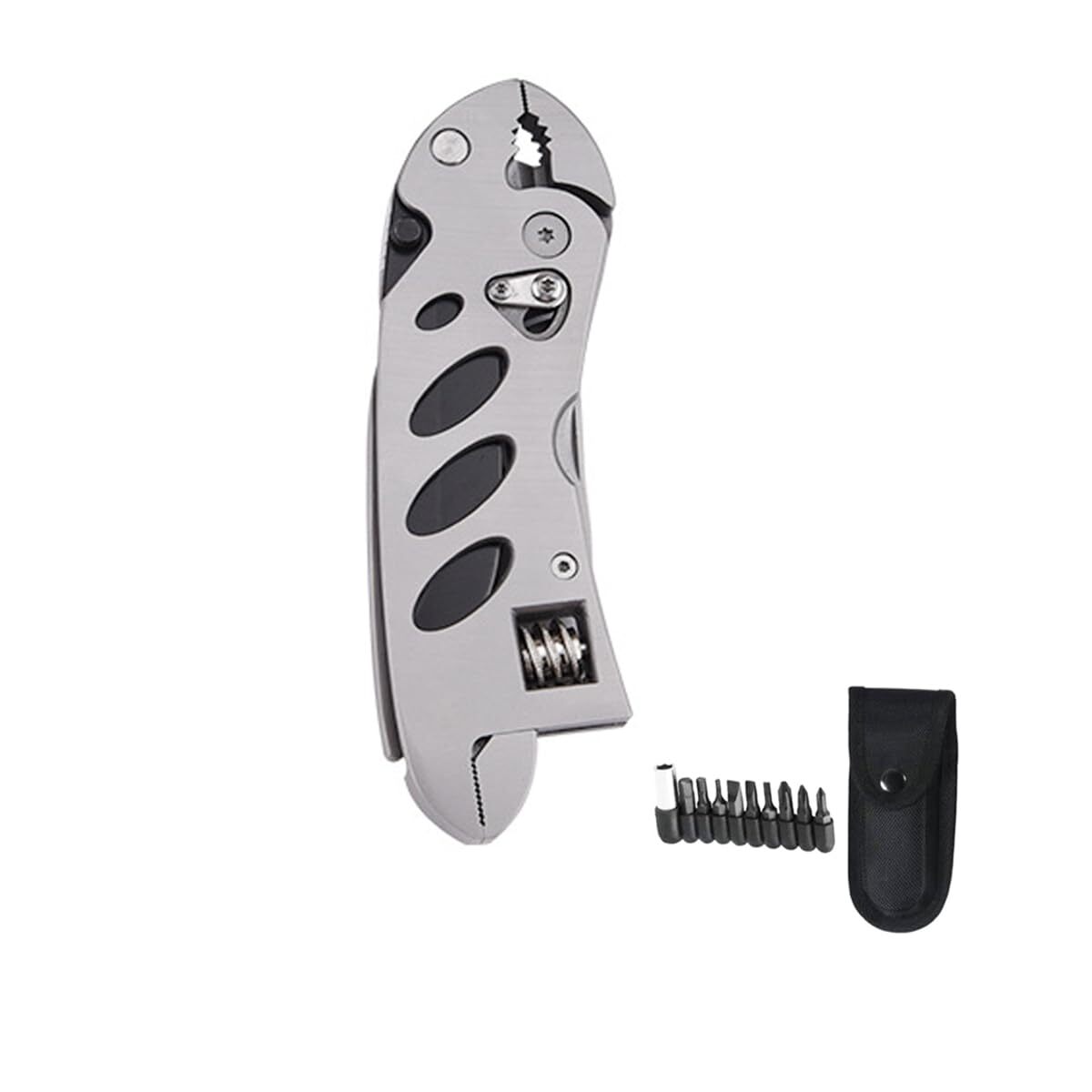 Multitool Wrench With 7 Tools/pliers/wire Cutter/flat Screwdriver/phillips Screw